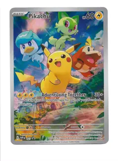 Pokemon Pikachu Black Star Promo 027 Scarlet & Violet 2023 - Pokemon TCG - Image 1