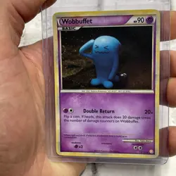Wobbuffet Holo 13/123 HeartGold SoulSilver Base Set Pokemon Card LP/NM 2010 TCG - Image 1