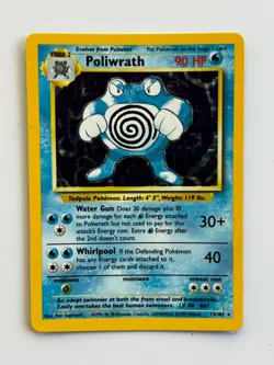 Pokemon Card Lot Holo Base Set Lot of 5 Ungraded Mewtwo Raichu Poliwrath+++ - Image 5