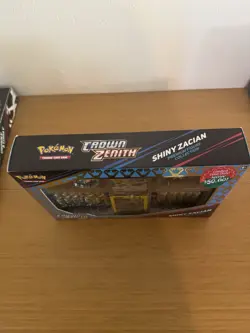 Pokemon TCG Crown Zenith Shiny Zacian Premium Figure Collection Box 2023 SEALED - Image 3