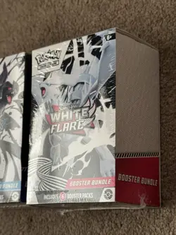 Pokemon TCG Black Bolt and White Flare Booster Bundle Set New & Sealed - Image 5