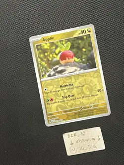 Pokemon Surging Sparks - Applin - 138/191 - Reverse Holo - M/NM - Image 3