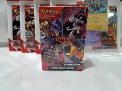 Pokemon TCG Destined Rivals Blister 3-Pack Zebstrika Lot of 4 & Booster Bundle - Image 3