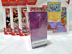 Pokemon TCG Destined Rivals Blister 3-Pack Zebstrika Lot of 4 & Booster Bundle - Image 4