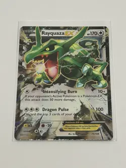 Pokemon TCG Roaring Skies 2015 Rayquaza EX 75/108 - Ultra Rare Holo - Near Mint - Image 1