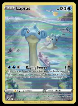 2023 Sword & Shield Series - Crown Zenith - Galarian Gallery Lapras Common - Image 1