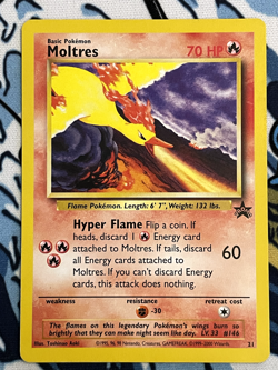Moltres 21/53 Wotc Promo Regular Pokemon Card - Image 1