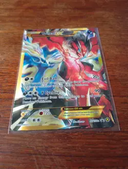 Pokemon TCG Yveltal EX XY150a X&Y Alternate Art Black Star Promo Full Art RareNM - Image 3
