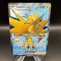 Pokemon Card - Zapdos ex Scarlet & Violet 151 192/165 Ultra Rare Full Art Holo - Image 1