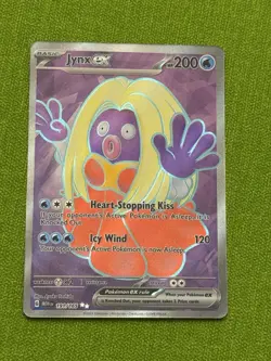 Pokemon TCG Jynx EX 191/165 Sv: Scarlet & Violet 151 Holo Full Art NM Condition - Image 1