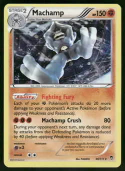 Machamp - 46/111 (Cosmos Holo) 046/111 Promo Holo NM Pokemon Blister Exclusives - Image 1