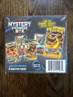 Pokemon Mystery Power Box Chase Pack Seeded 1:10 (5 Booster Packs) NEW SEALED - Image 2
