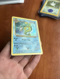 Pokemon Gyarados TCG Base Set Holo Shadowless Rare Card 6/102 - Image 3