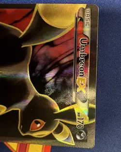 Pokemon TCG Umbreon-EX Fates Collide Holo Full Art Ultra Rare Card 119/124 - MP - Image 2