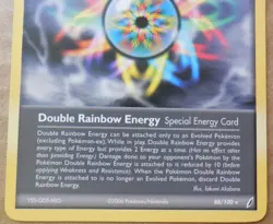 Double Rainbow Energy 88/100 Rare Non-Holo Crystal Guardian Set Pokemon NM - Image 3