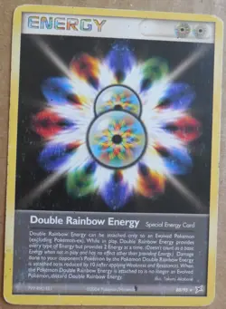Double Rainbow Energy 88/95 Rare Non-Holo Team Magma vs Team Aqua Pokemon MP - Image 1