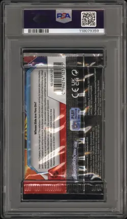 2025 POKEMON INT'L SCARLET & VIOLET DESTINED RIVALS PACK FOIL PSA 8 - Image 2