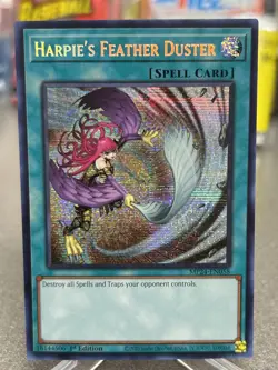 YUGIOH! Harpie's Feather Duster (Alt Art) - MP24-EN058 - Prismatic Secret NM - Image 1