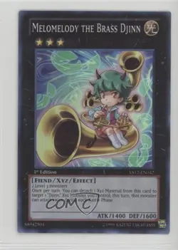 Melomelody the Brass Djinn 1st Ed. YuGiOh Starter Deck 12: XYZ Symphony - Image 1