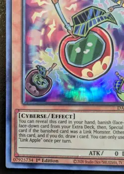 Link Apple DAMA-EN092 1st Edition Super Rare Dawn Of Majesty Yu-Gi-Oh! TCG - Image 4