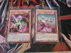 YUGIOH TCG ROSE LOVER + ROSE PALADIN PGL2 GOLD SECRET 1ST EDITION - Image 1