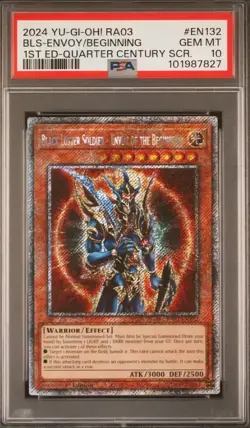 BLACK LUSTER SOLDIER ENVOY OF THE BEGINNING YU-GI-OH RA03 1ST ED PSA 10 - Image 1