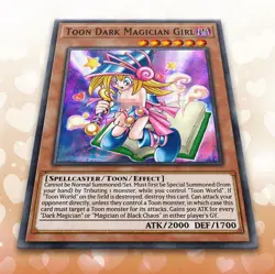 Orica Yugioh Sexy Toon Dark Magician Girl Altered Art Card Fan Art - Image 1