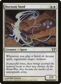 HORIZON SEED - Champions of Kamigawa - MTG Magic the Gathering Card - Uncommon - Image 1