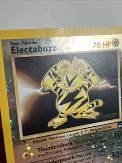 DAMAGED Electabuzz 1 WINNER Reverse Holo Best of Promos AUTHENTIC Pokemon Card - Image 4