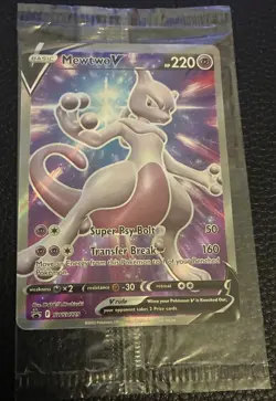 Mewtwo V SWSH229 SWSH: Sword & Shield Holo Sealed Promo Pokemon Card Sealed - Image 1
