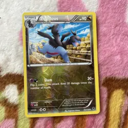 Pokemon TCG Card 2014 XY Phantom Forces - Zweilous 73/119 Reverse Holo - Image 1