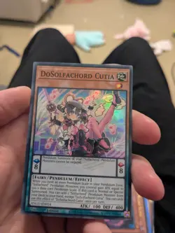 ANGU-EN014 DoSolfachord Cutia Super Rare 1st Edition YuGiOh Card - Image 1