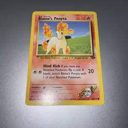 Blaines Ponyta 64/132 - Gym Challenge - VINTAGE WOTC Pokemon Card - NM - Image 5