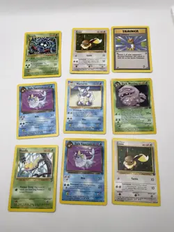 Vintage Pokemon Trading Card Lot - Base & Rocket Set, Trainers, Energy (52) - Image 4