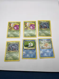 Vintage Pokemon Trading Card Lot - Base & Rocket Set, Trainers, Energy (52) - Image 5