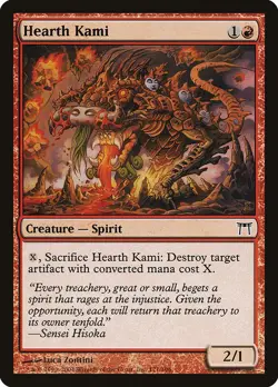 HEARTH KAMI - Champions of Kamigawa - MTG Magic the Gathering Card - Common - Image 1