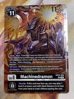 Digimon Card Game Machinedramon EX10-035 R Foil - Image 1