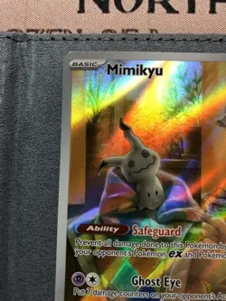 Mimikyu SVP 075 Black Star Promo Paldean Fates ETB Pokemon Card Holo S&V - Image 4