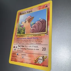 Pokemon TCG Blaine's Vulpix 1st Edition Non-Holo Card 65/132 Gym Heroes - Image 4