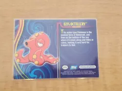 Octillery # 224 Pokemon Card Topps TV Animation Edition - Image 2