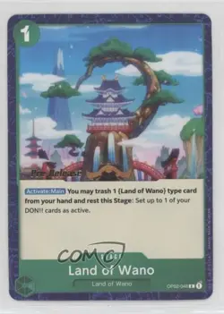 2022 One Piece Card Game: Paramount War OP02 Pre-Release Land of Wano #OP02-048 - Image 1