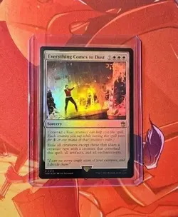 Everything Comes to Dust 0019 Foil Rare Doctor Who Commander MTG Near Mint - Image 1