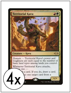 4x Territorial Kavu, Modern Horizons 2, Magic MTG NM - Image 1