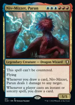 NM-Mint, English MTG Regular Niv-Mizzet, Parun Commander Legends: Battle for Bal - Image 1