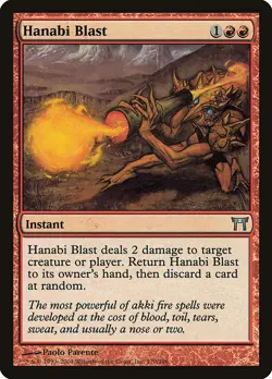 HANABI BLAST - Champions of Kamigawa - MTG Magic the Gathering Card - Uncommon - Image 1
