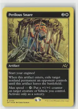 MTG - Perilous Snare (First-Place Foil) R Aetherdrift 430 LP-NM - Image 1