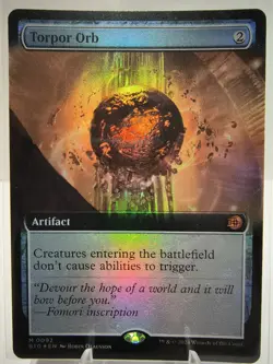 Torpor Orb - #92 - Extended Art - Foil - Outlaws of Thunder Junction - MTG - Image 1