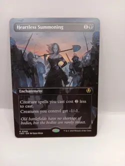 MTG Singles Heartless Summoning Borderless R 0309 Innistrad Remastered Card NM/M - Image 1