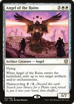 Angel of the Ruins #11 Commander 2021 O25 MTG ANGEL MAGIC R - Image 1