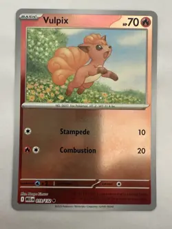 Vulpix (Reverse Holo) 019 /132 - Mega Evolution - Pokemon - NM/M - Image 1